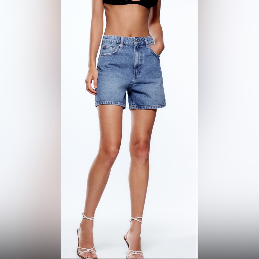 Zara Retro Denim Shorts